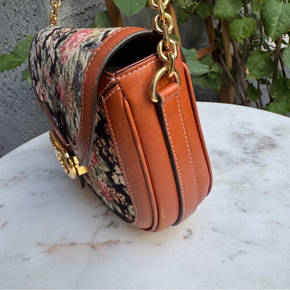 Celine Floral Jacquard Chain Maillon Triomphe - Picture 8 of 14